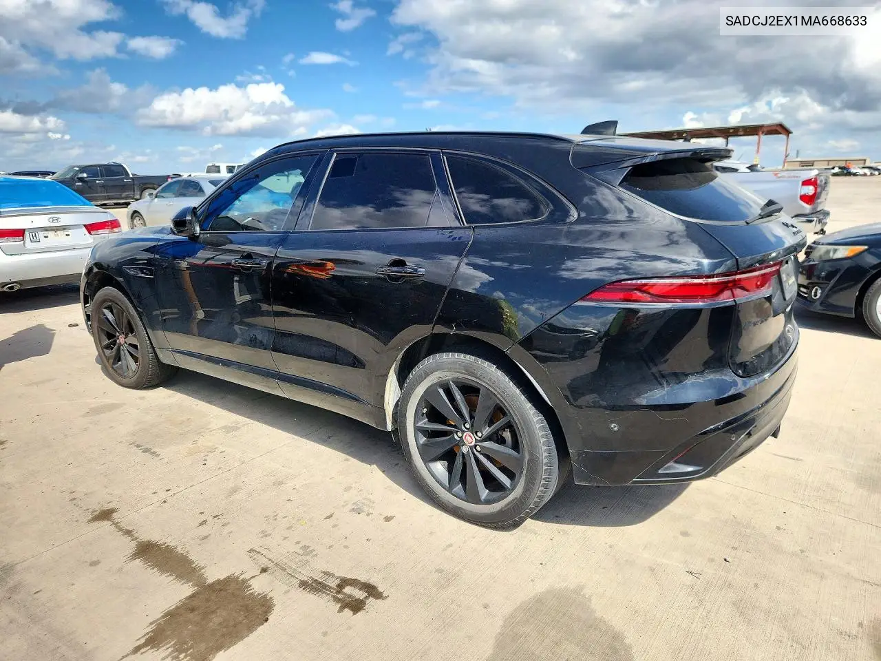 2021 JAGUAR F-PACE VIN SADCJ2EX1MA668633 — фото 2