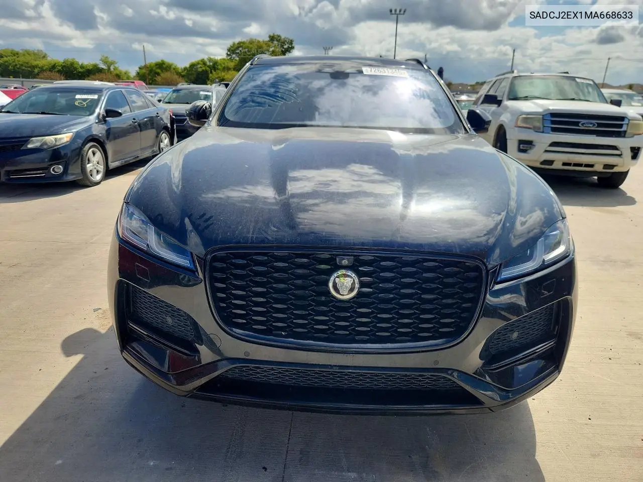 2021 JAGUAR F-PACE VIN SADCJ2EX1MA668633 — фото 5