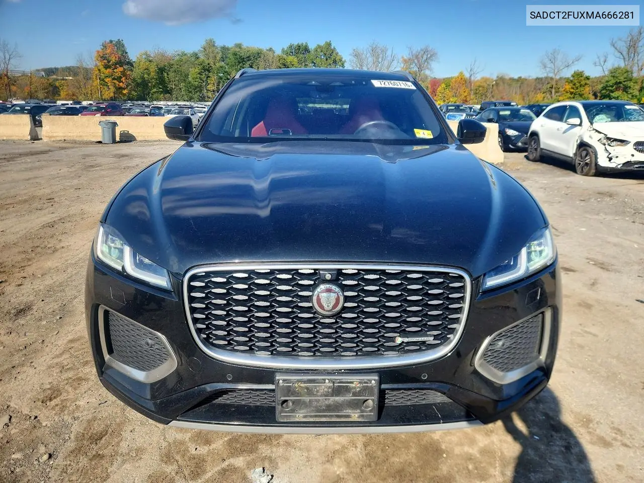 2021 JAGUAR F-PACE VIN SADCT2FUXMA666281 — фото 5