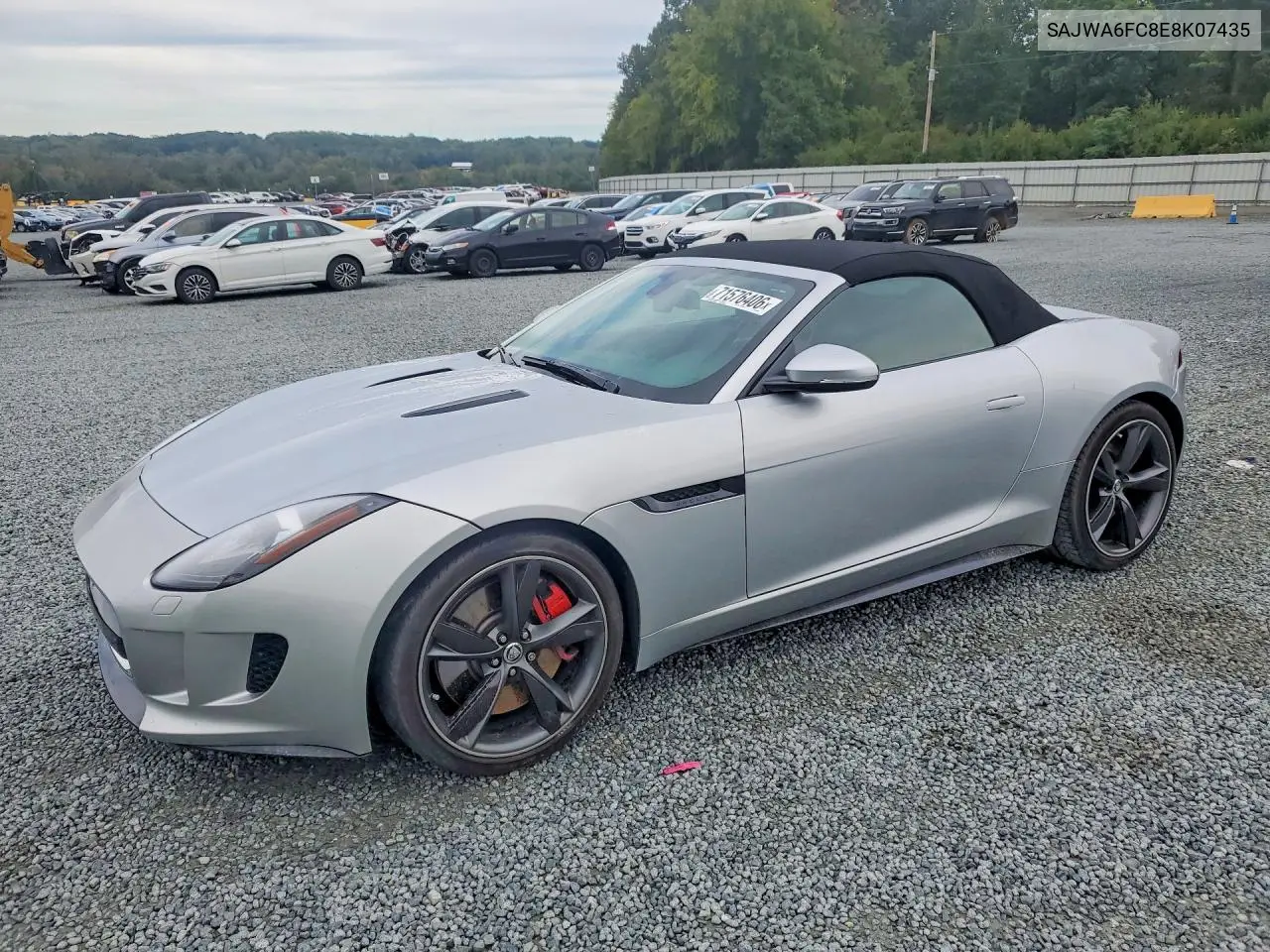 JAGUAR F-TYPE 2014, VIN SAJWA6FC8E8K07435