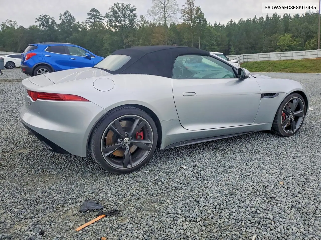 2014 JAGUAR F-TYPE VIN SAJWA6FC8E8K07435 — фото 3