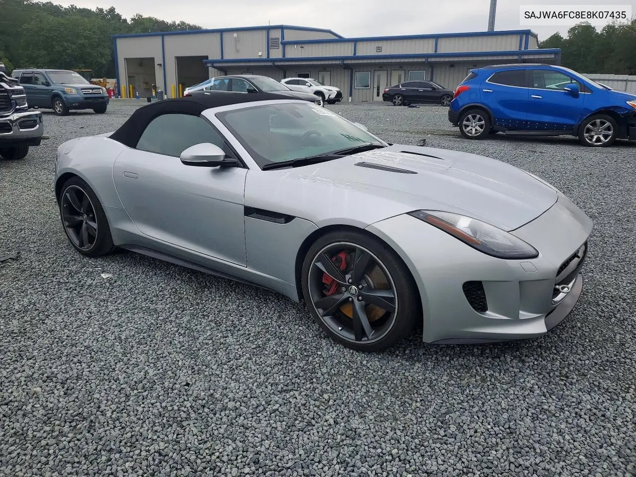2014 JAGUAR F-TYPE VIN SAJWA6FC8E8K07435 — фото 4