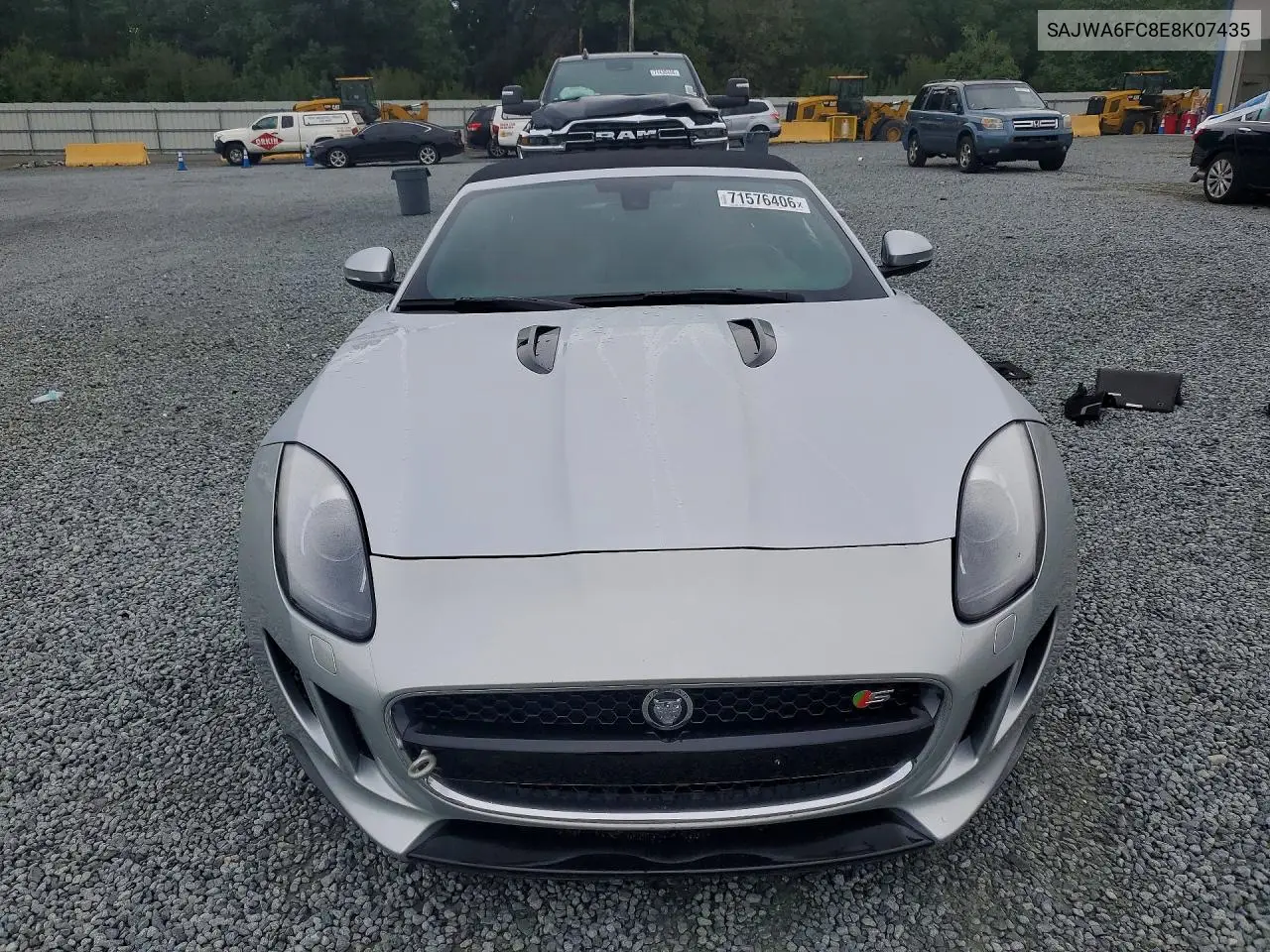 2014 JAGUAR F-TYPE VIN SAJWA6FC8E8K07435 — фото 5