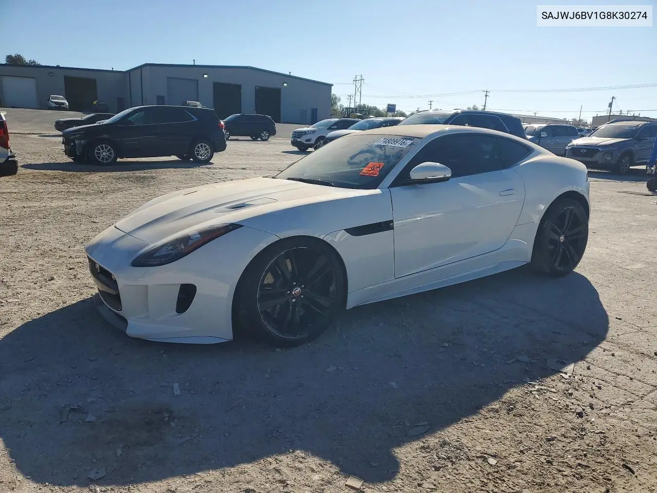 JAGUAR F-TYPE 2016, VIN SAJWJ6BV1G8K30274