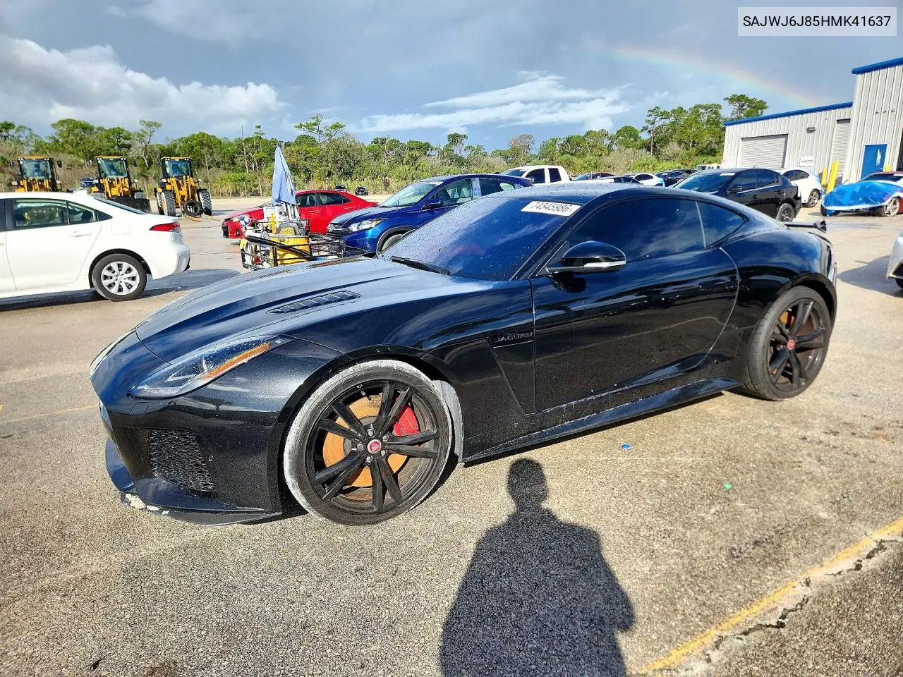 JAGUAR F-TYPE 2017, VIN SAJWJ6J85HMK41637