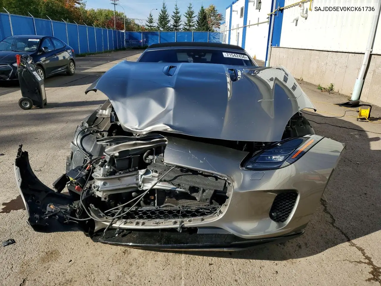 2019 JAGUAR F-TYPE VIN SAJDD5EV0KCK61736 — фото 5