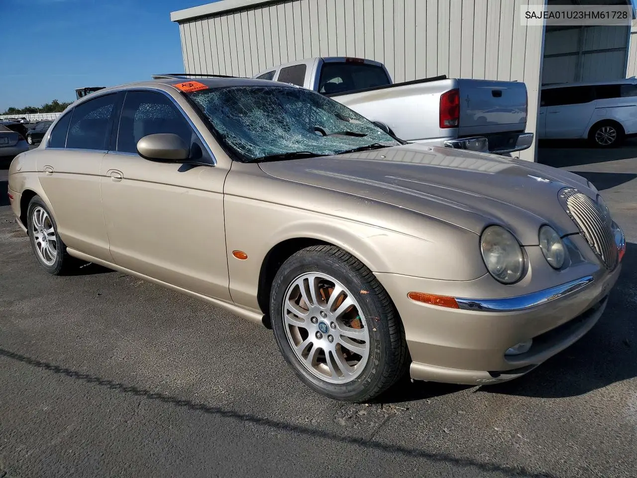 2003 JAGUAR S-TYPE VIN SAJEA01U23HM61728 — фото 4