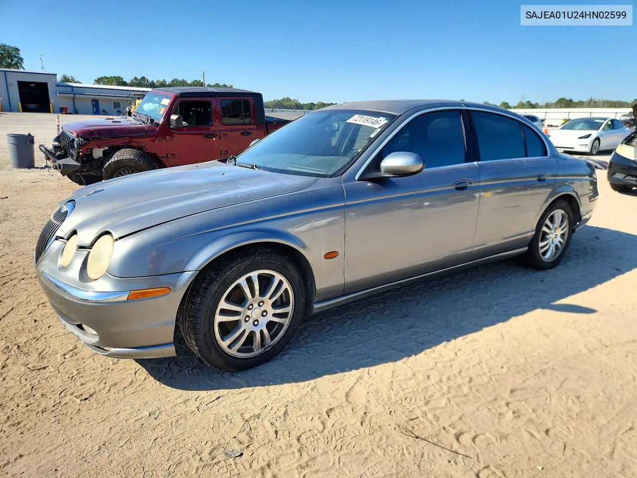 JAGUAR S-TYPE 2004, VIN SAJEA01U24HN02599