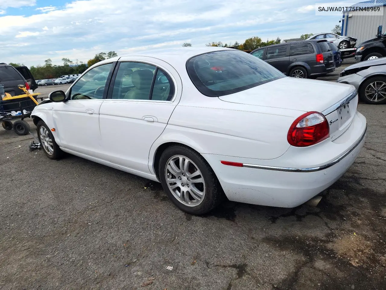 2005 JAGUAR S-TYPE VIN SAJWA01T75FN48969 — фото 2