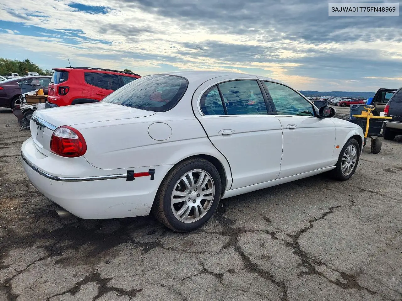 2005 JAGUAR S-TYPE VIN SAJWA01T75FN48969 — фото 3