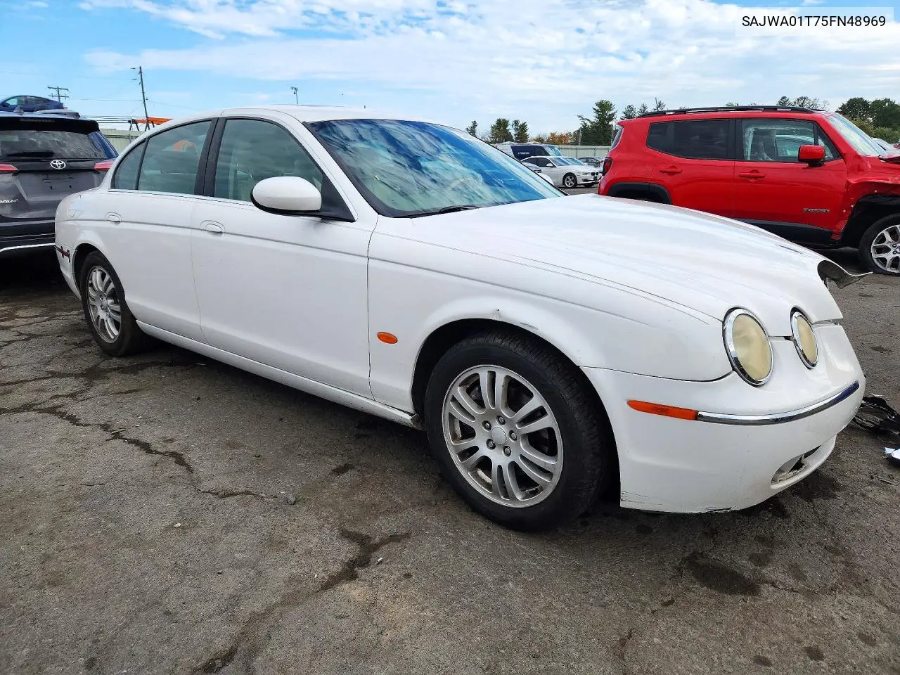2005 JAGUAR S-TYPE VIN SAJWA01T75FN48969 — фото 4