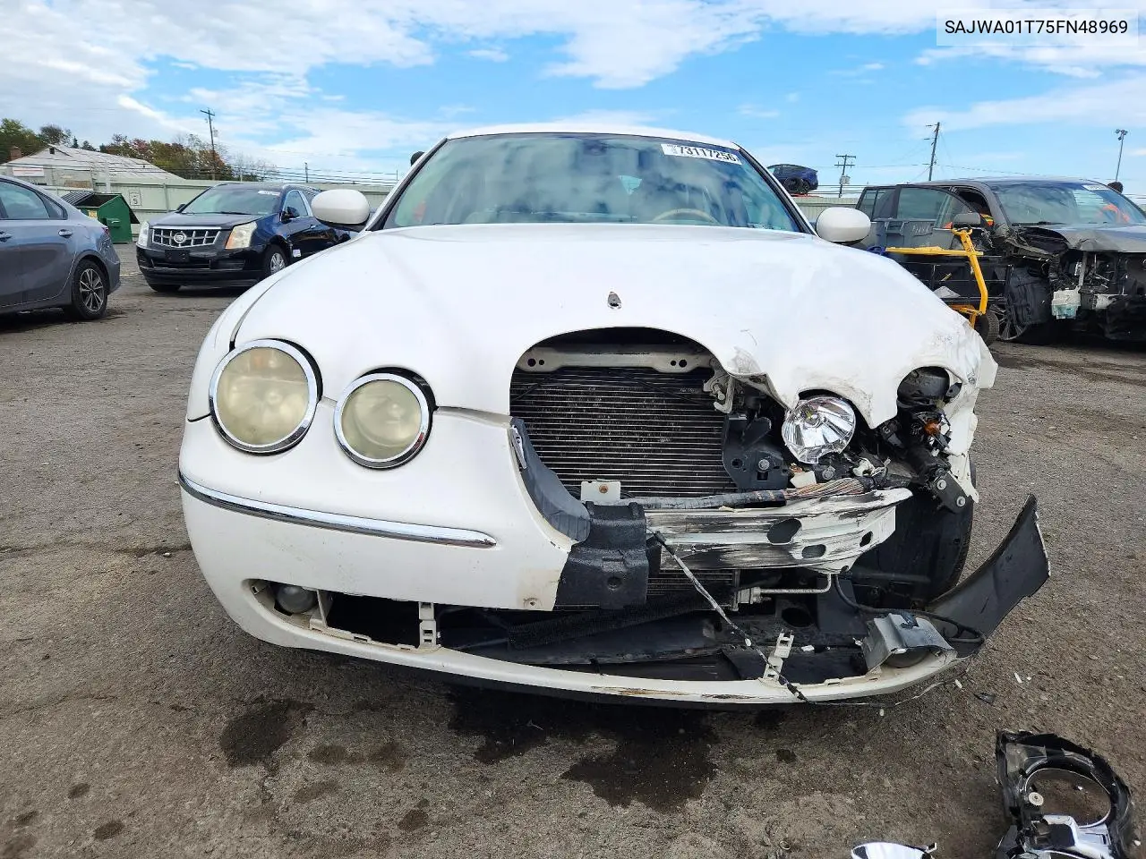 2005 JAGUAR S-TYPE VIN SAJWA01T75FN48969 — фото 5