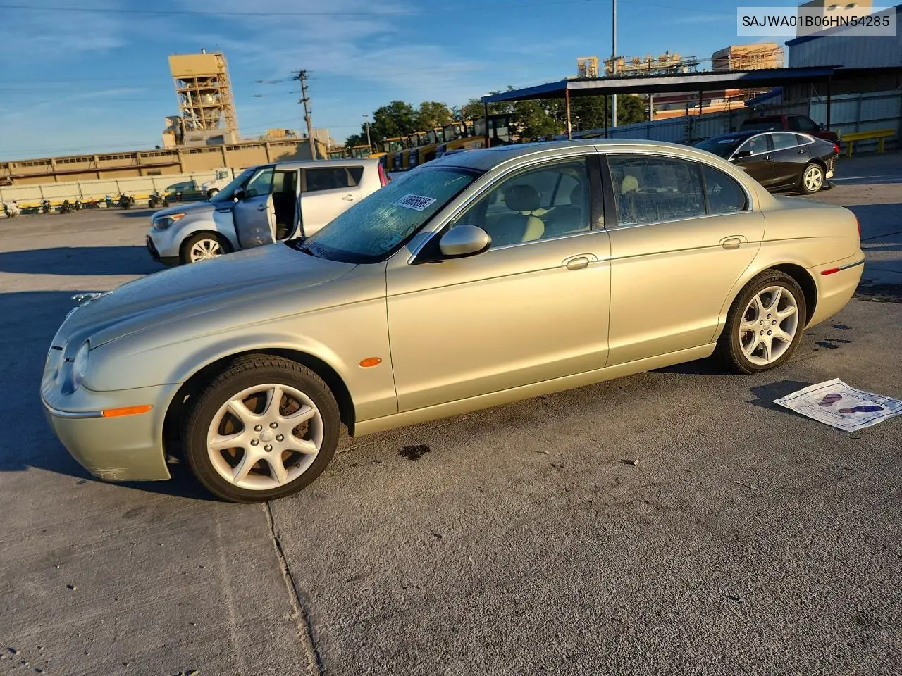 JAGUAR S-TYPE 2006, VIN SAJWA01B06HN54285
