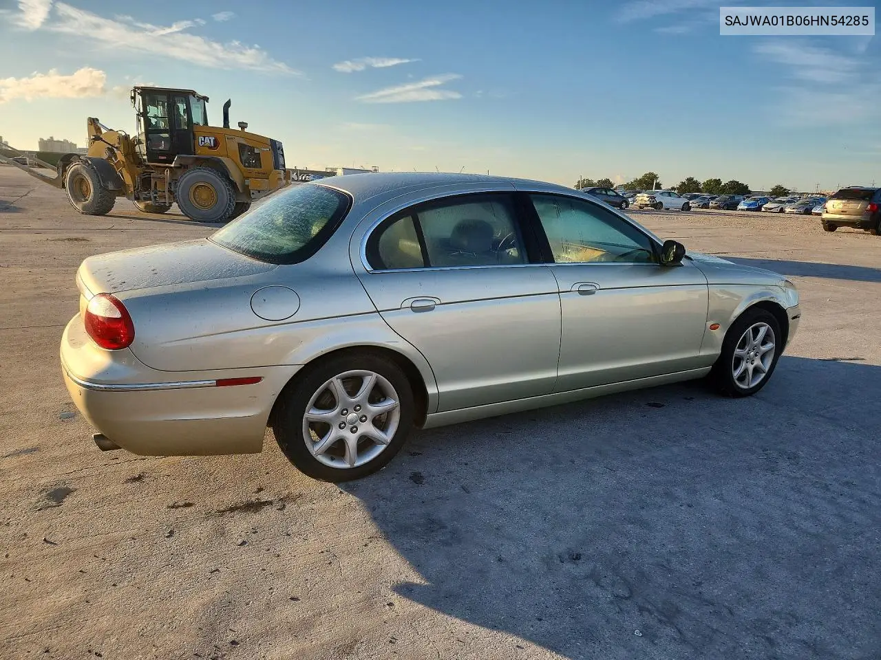 2006 JAGUAR S-TYPE VIN SAJWA01B06HN54285 — фото 3