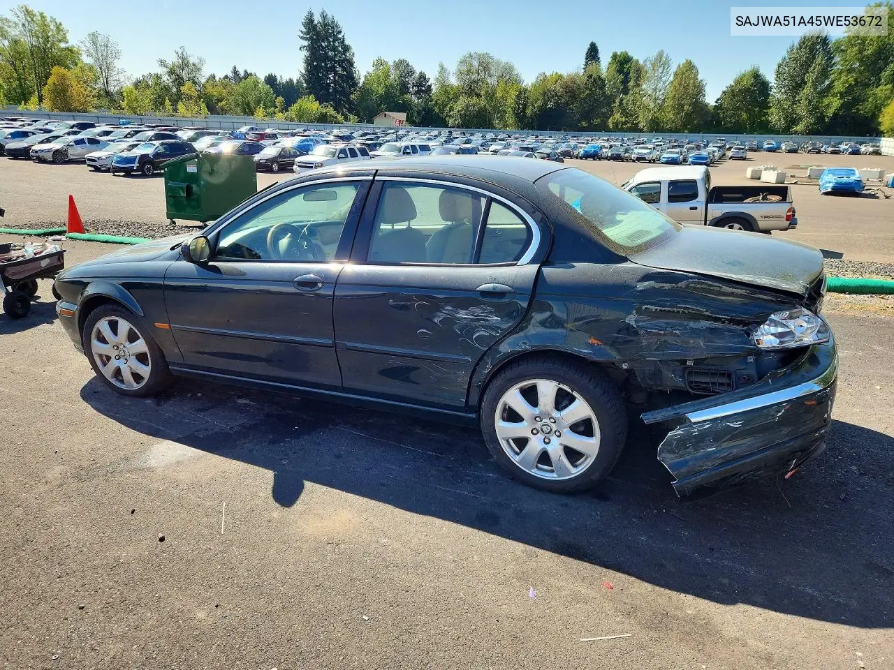 2005 JAGUAR X-TYPE VIN SAJWA51A45WE53672 — фото 2
