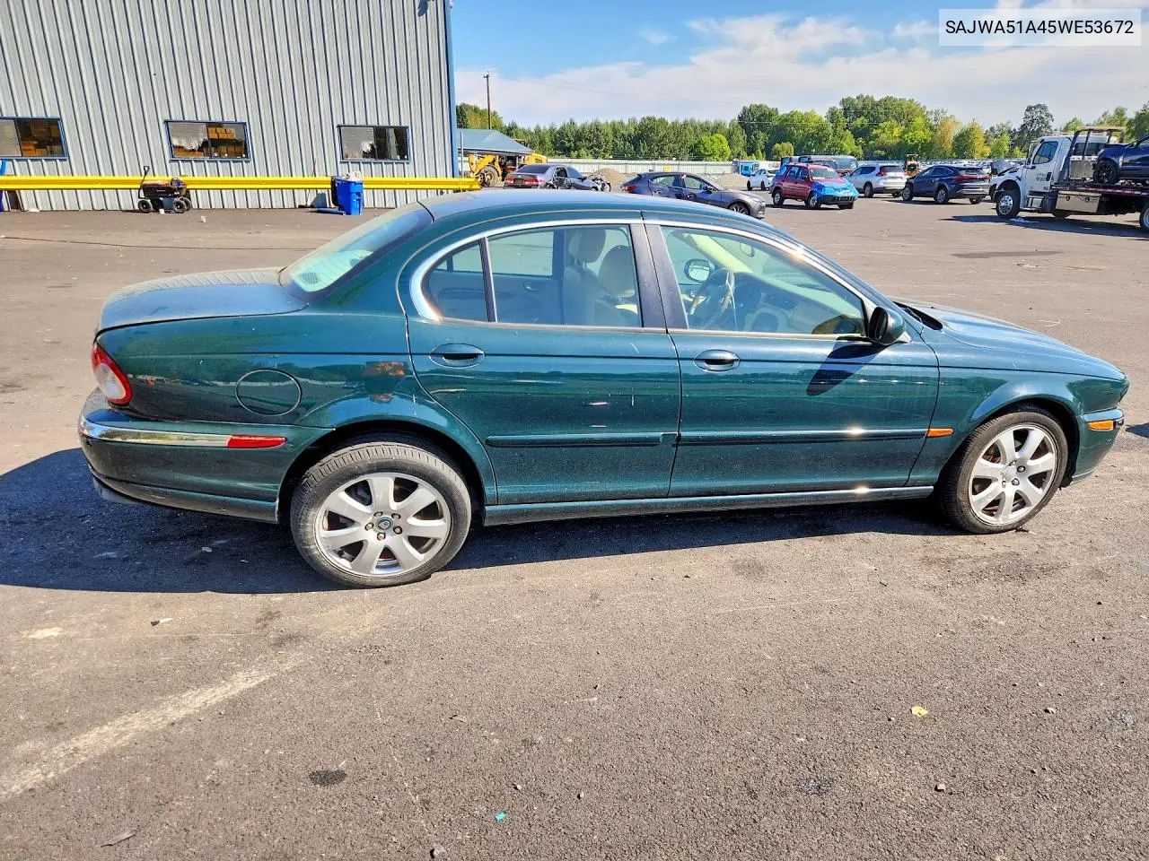 2005 JAGUAR X-TYPE VIN SAJWA51A45WE53672 — фото 3