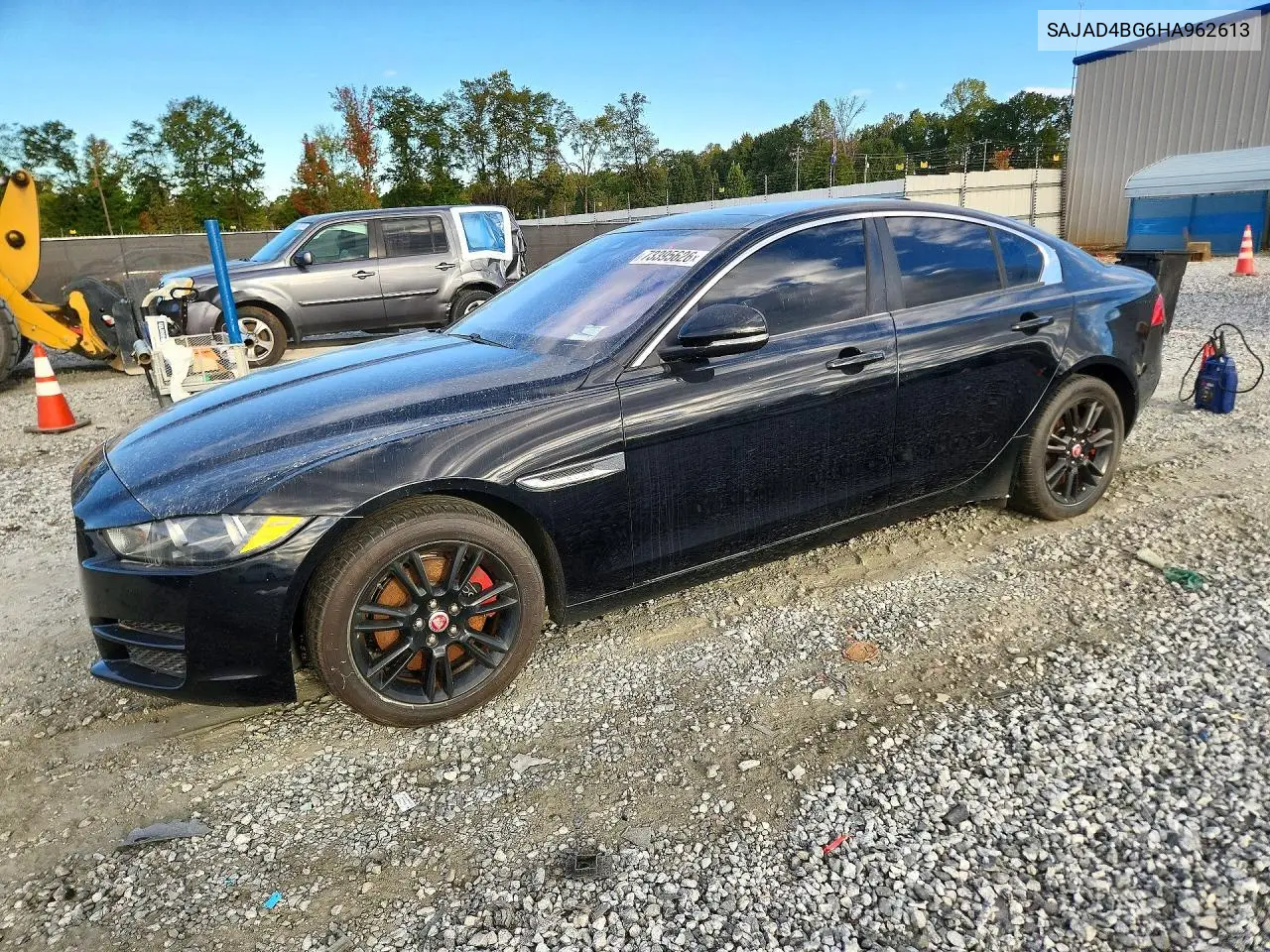 JAGUAR XE 2017, VIN SAJAD4BG6HA962613