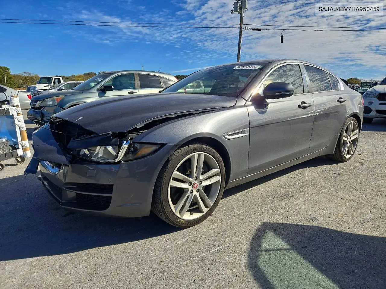 JAGUAR XE 2017, VIN SAJAJ4BV7HA950459
