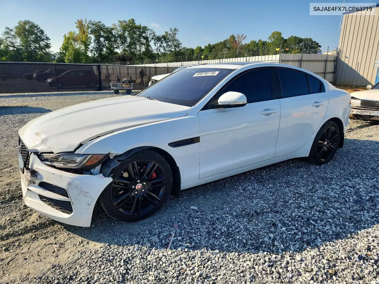 JAGUAR XE 2020, VIN SAJAE4FX7LCP63719
