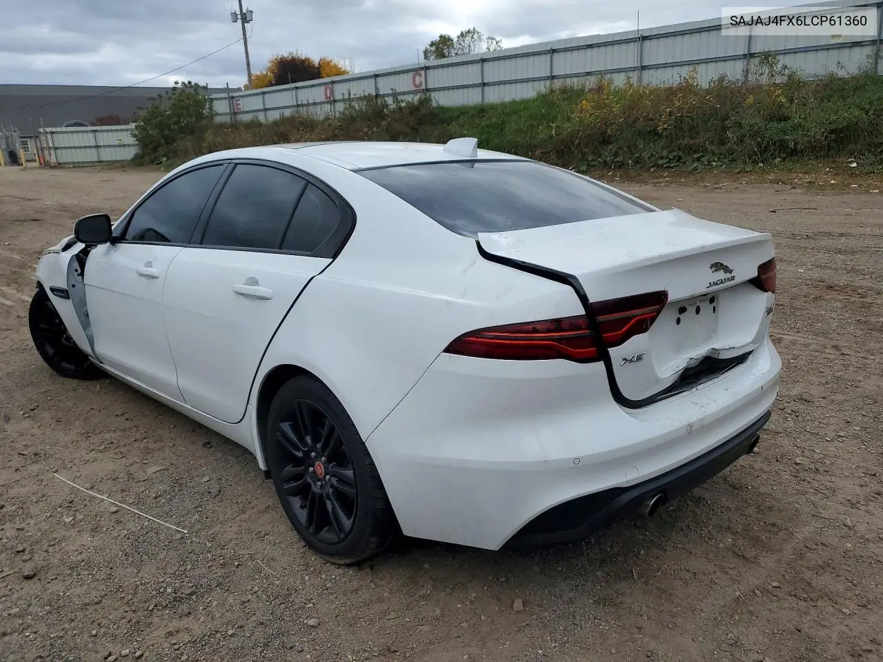 2020 JAGUAR XE VIN SAJAJ4FX6LCP61360 — фото 2