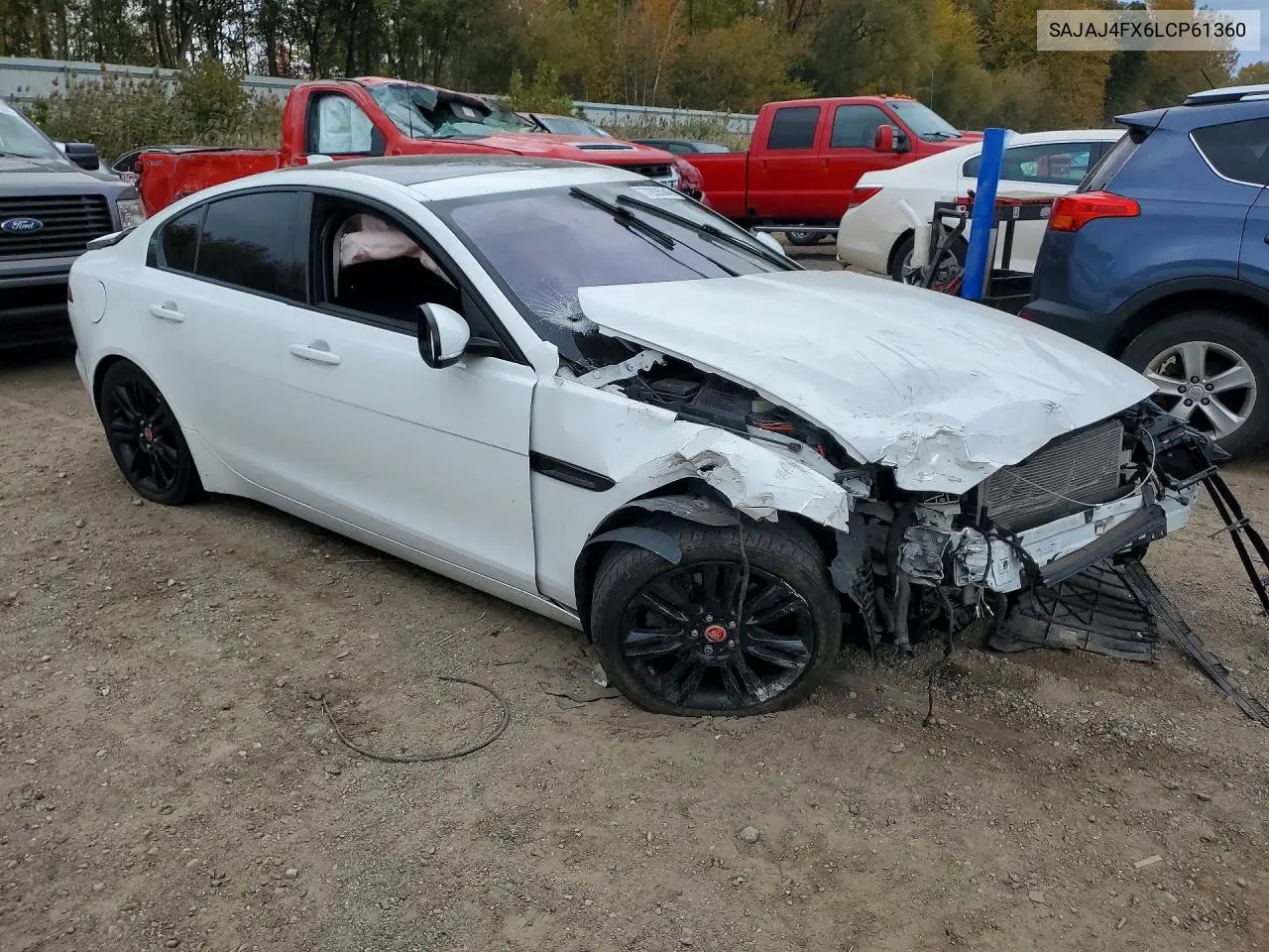 2020 JAGUAR XE VIN SAJAJ4FX6LCP61360 — фото 4