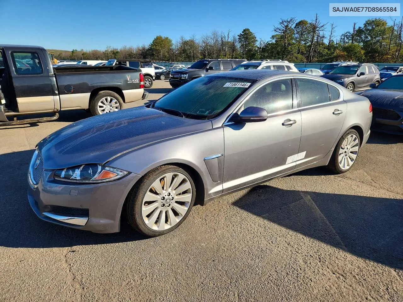 JAGUAR XF 2013, VIN SAJWA0E77D8S65584