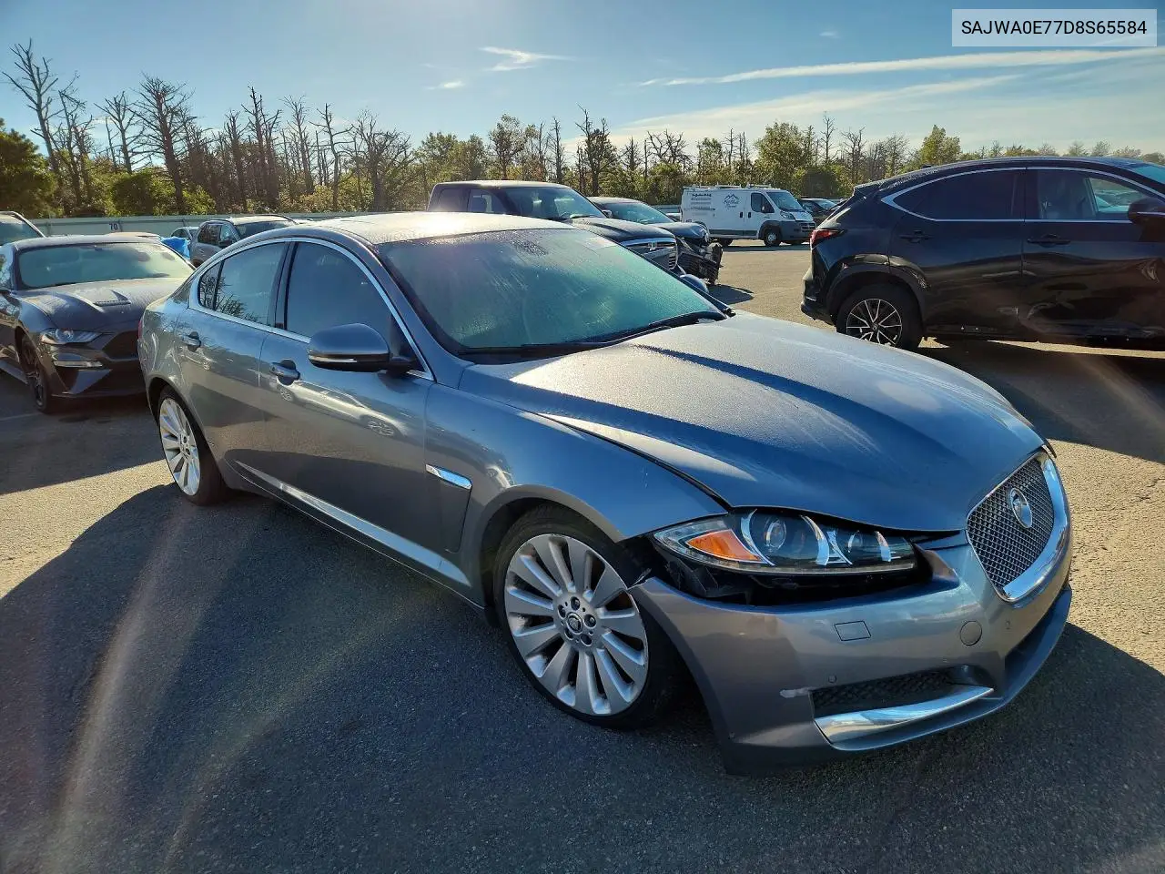 2013 JAGUAR XF VIN SAJWA0E77D8S65584 — фото 4