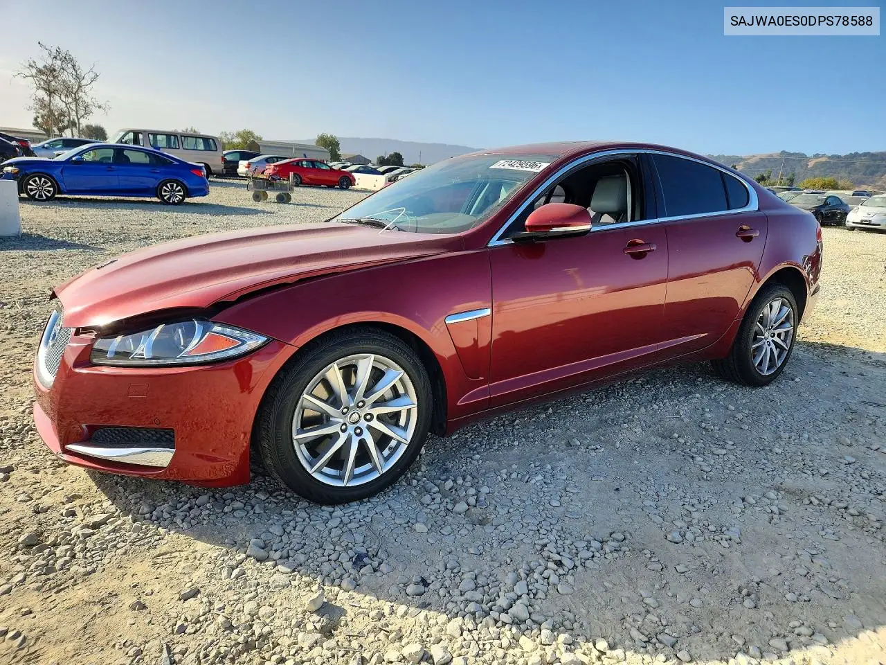 JAGUAR XF 2013, VIN SAJWA0ES0DPS78588