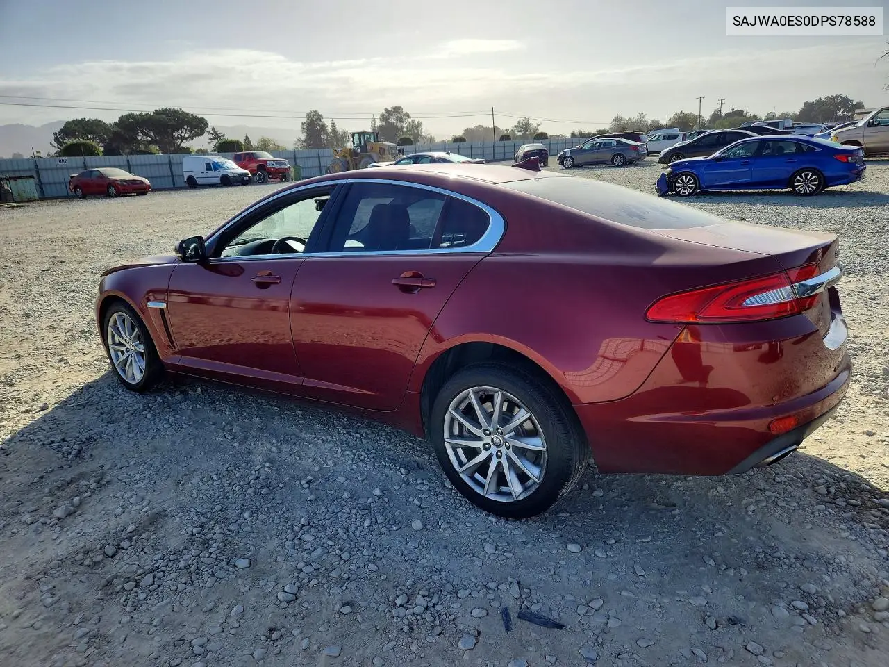 2013 JAGUAR XF VIN SAJWA0ES0DPS78588 — фото 2