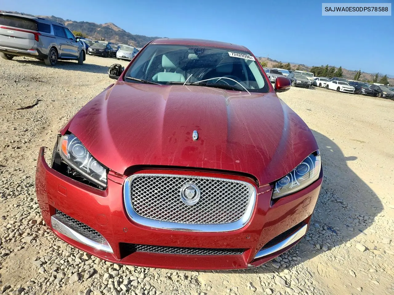 2013 JAGUAR XF VIN SAJWA0ES0DPS78588 — фото 5