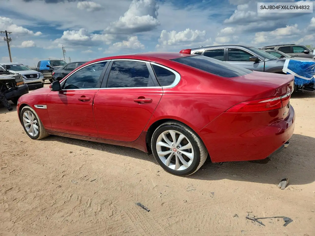 2020 JAGUAR XF VIN SAJBD4FX6LCY84832 — фото 2