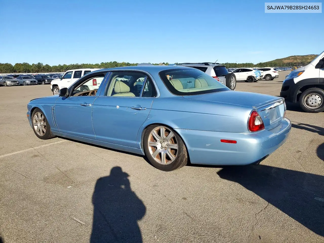 2008 JAGUAR XJ VIN SAJWA79B28SH24653 — фото 2