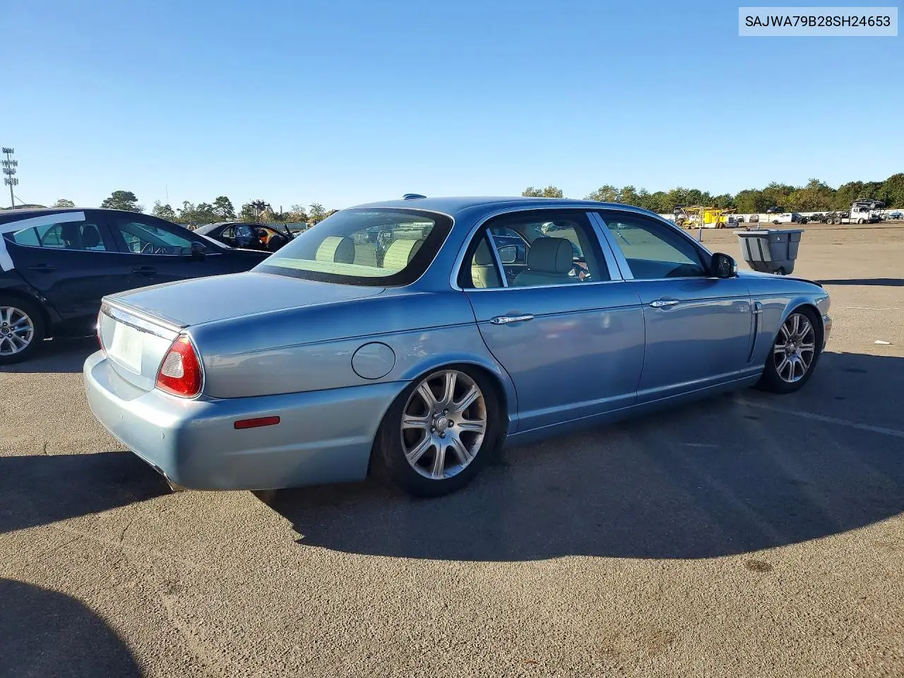 2008 JAGUAR XJ VIN SAJWA79B28SH24653 — фото 3