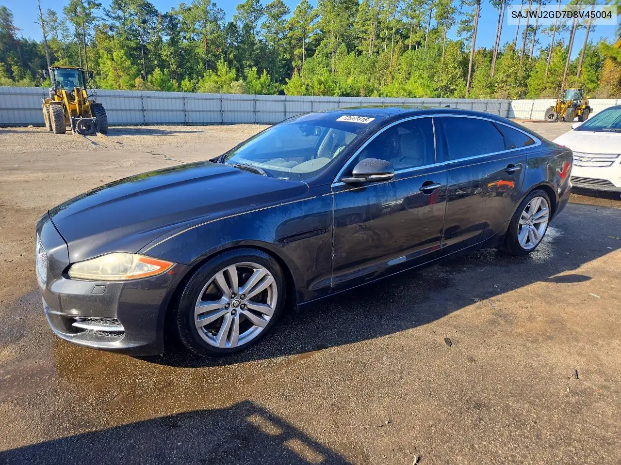 JAGUAR XJ 2013, VIN SAJWJ2GD7D8V45004