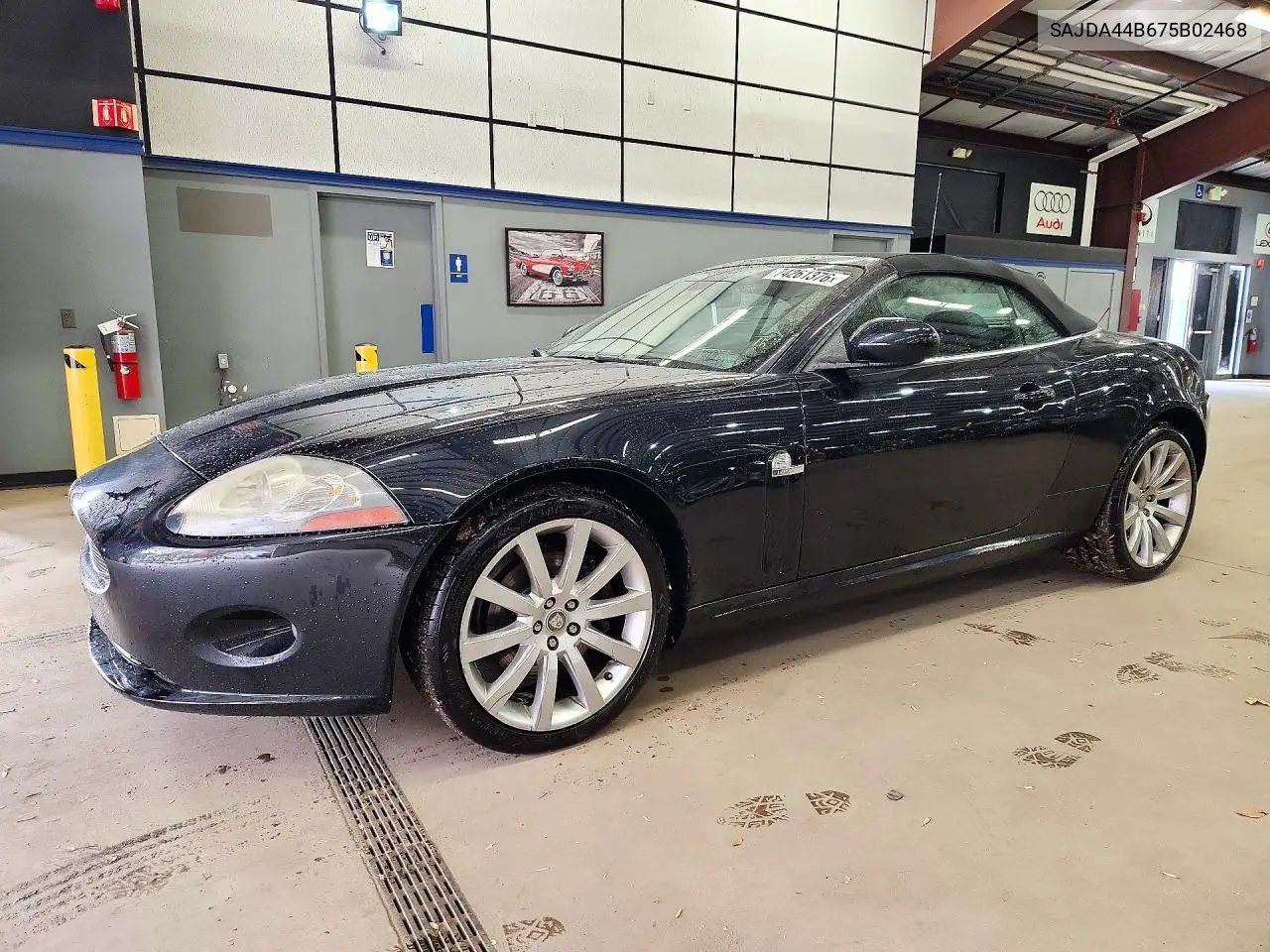 JAGUAR XK 2007, VIN SAJDA44B675B02468
