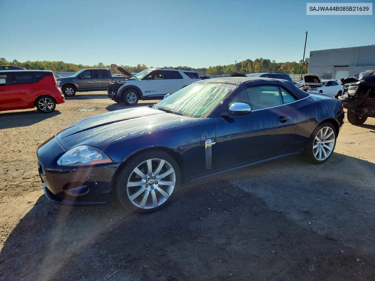 JAGUAR XK 2008, VIN SAJWA44B085B21639