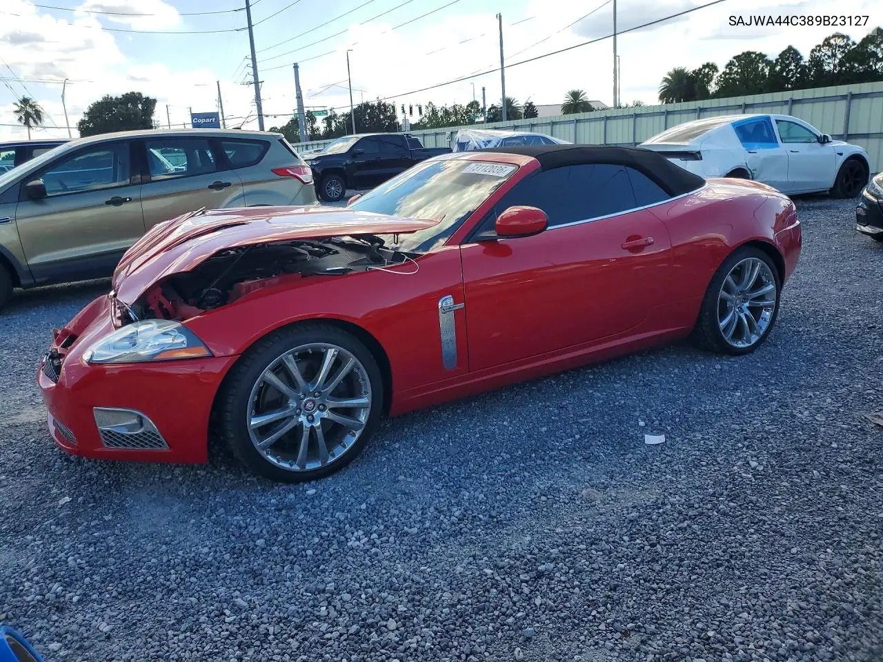 JAGUAR XKR 2008, VIN SAJWA44C389B23127
