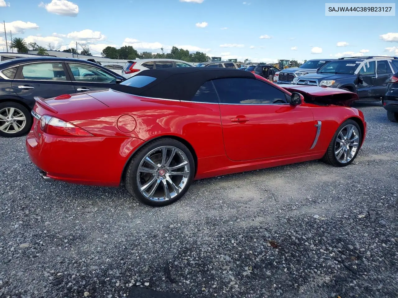 2008 JAGUAR XKR VIN SAJWA44C389B23127 — фото 3