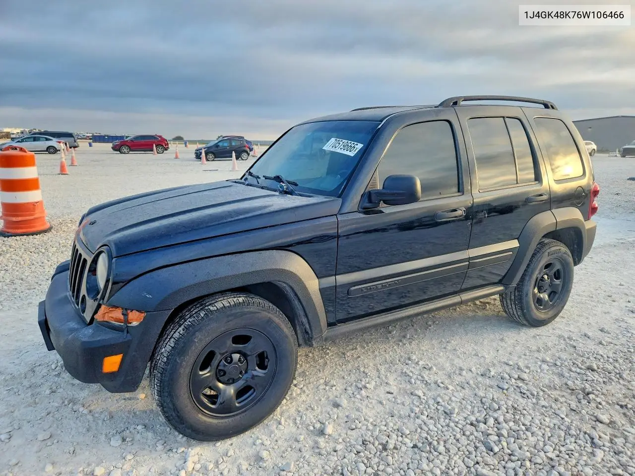 JEEP LIBERTY (NORTH AMERICA) 2005, VIN 1J4GK48K76W106466