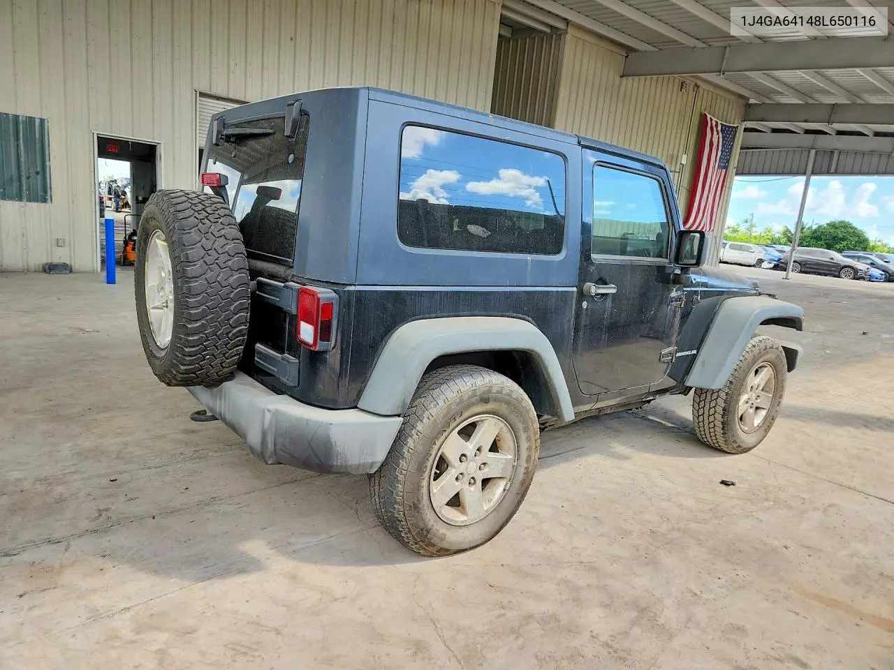 2008 JEEP WRANGLER VIN 1J4GA64148L650116 — фото 3