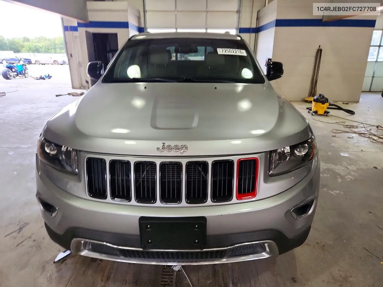 2015 JEEP GRAND CHEROKEE VIN 1C4RJEBG2FC727708 — фото 5