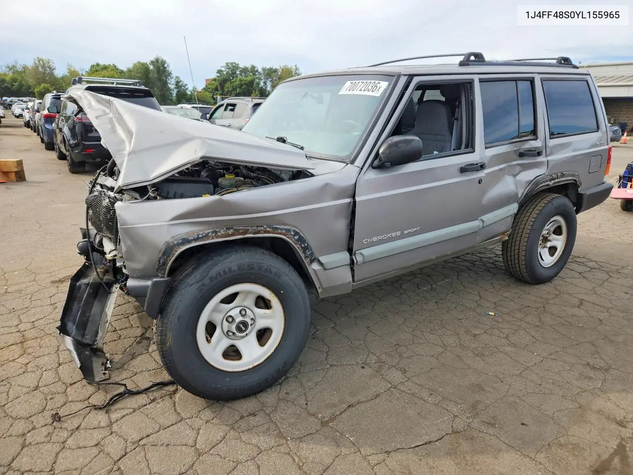 JEEP CHEROKEE 2000, VIN 1J4FF48S0YL155965