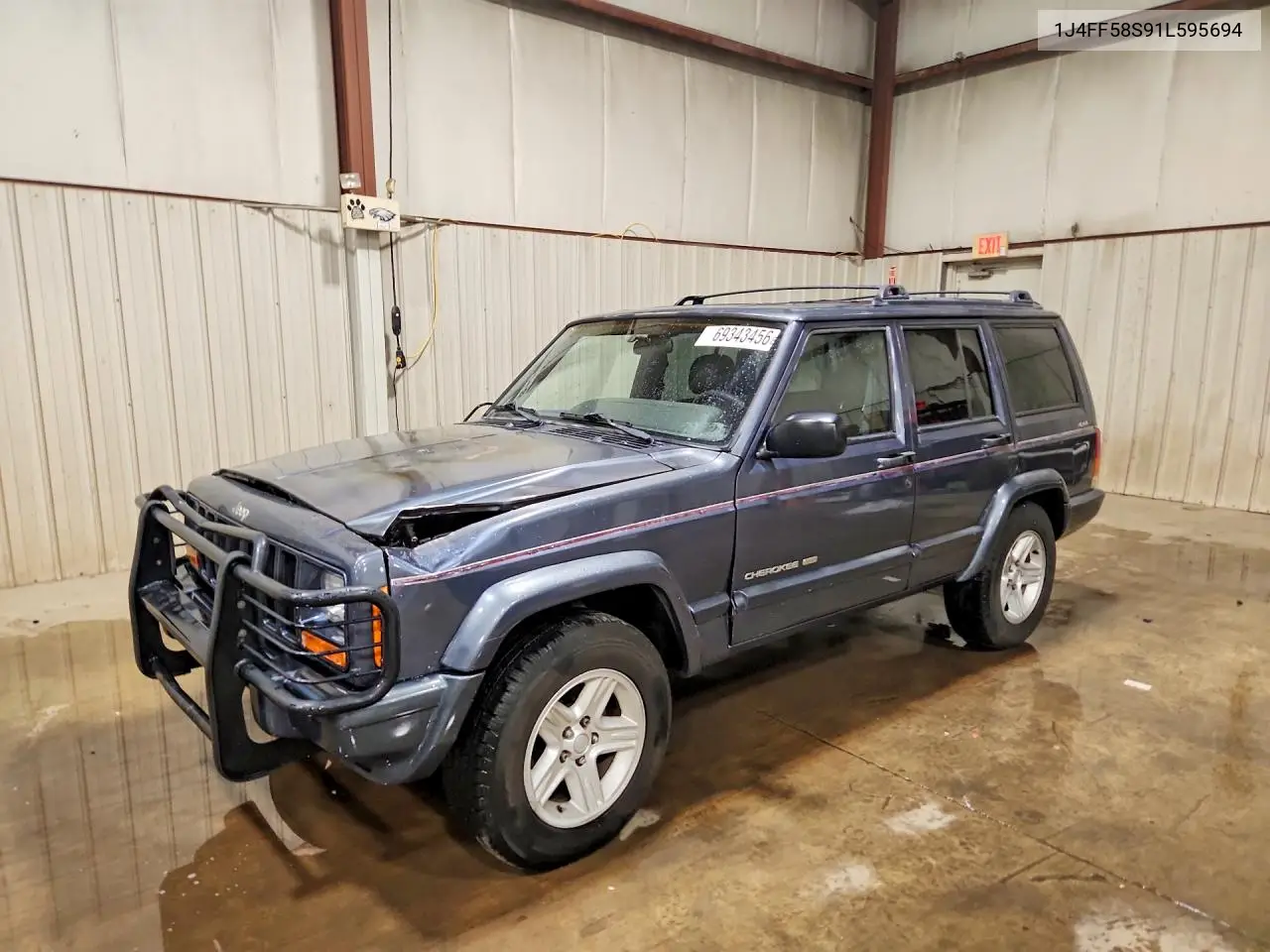 2001 JEEP CHEROKEE VIN 1J4FF58S91L595694 — фото 2