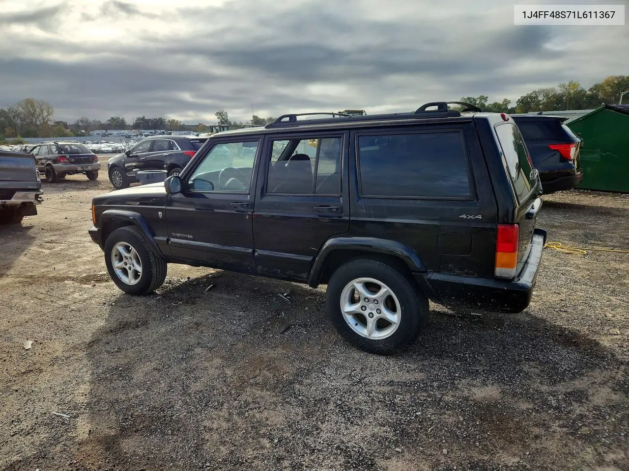 2001 JEEP CHEROKEE VIN 1J4FF48S71L611367 — фото 2