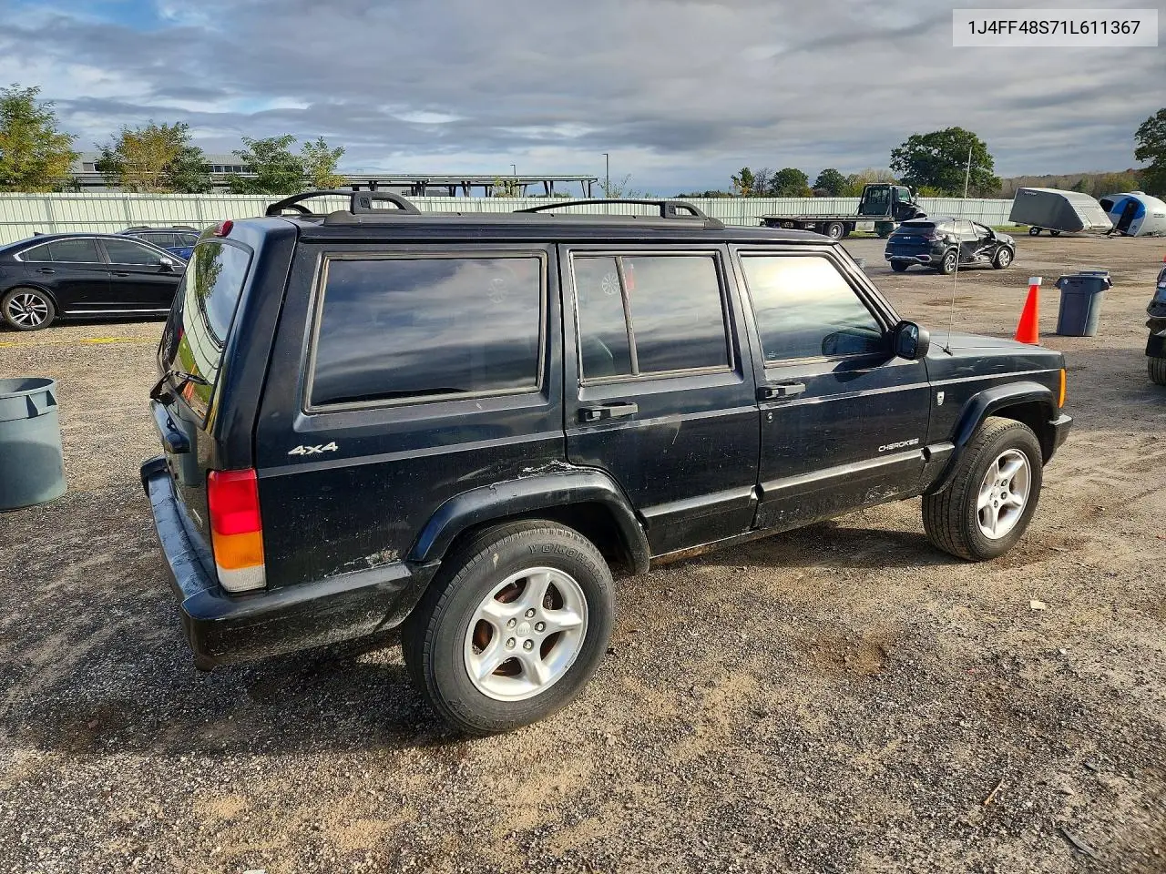 2001 JEEP CHEROKEE VIN 1J4FF48S71L611367 — фото 3
