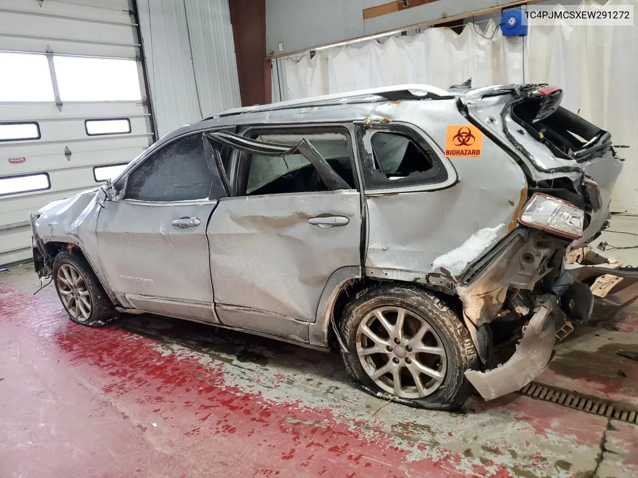 2014 JEEP CHEROKEE VIN 1C4PJMCSXEW291272 — фото 2