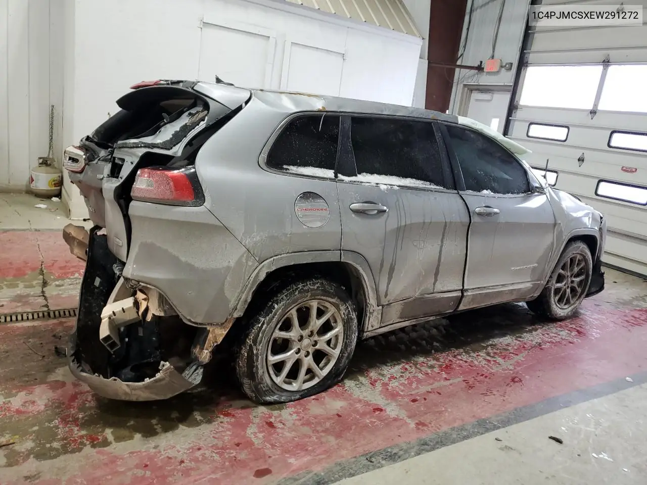 2014 JEEP CHEROKEE VIN 1C4PJMCSXEW291272 — фото 3