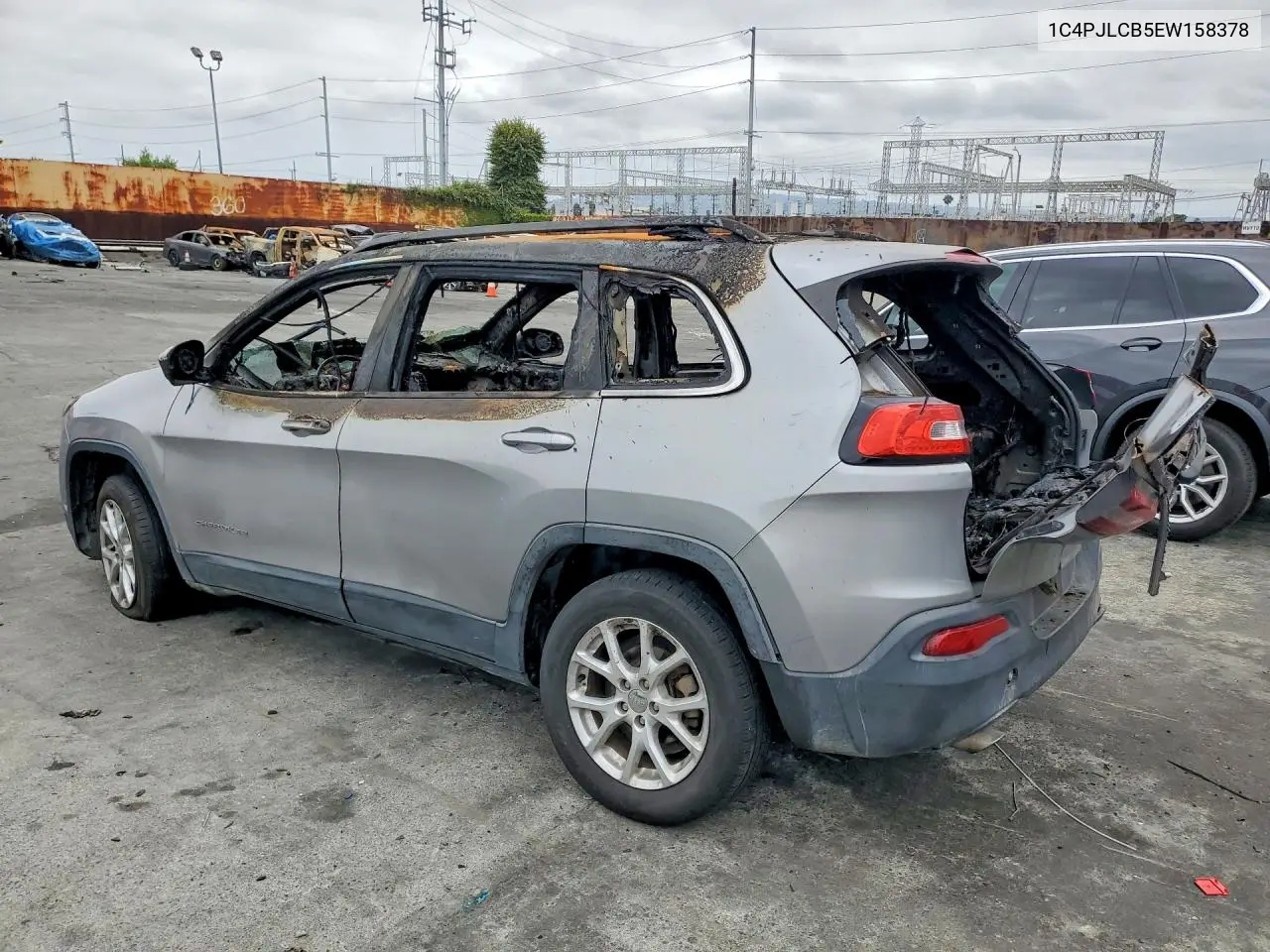 2014 JEEP CHEROKEE VIN 1C4PJLCB5EW158378 — фото 2