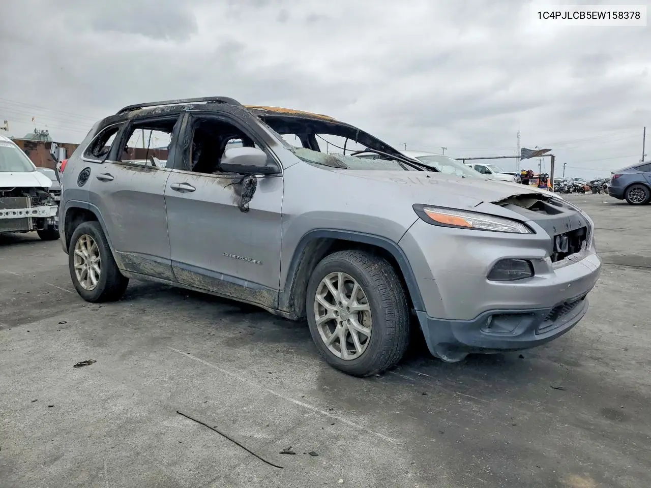 2014 JEEP CHEROKEE VIN 1C4PJLCB5EW158378 — фото 4