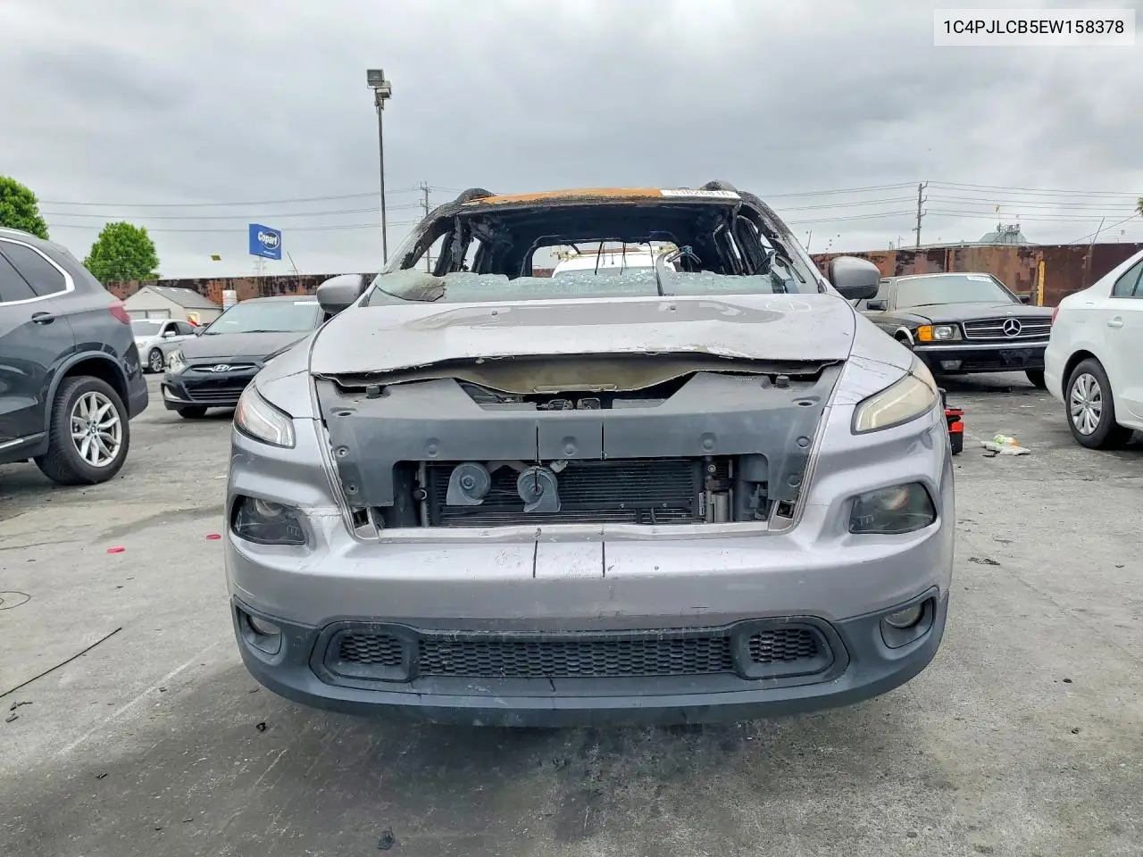 2014 JEEP CHEROKEE VIN 1C4PJLCB5EW158378 — фото 5
